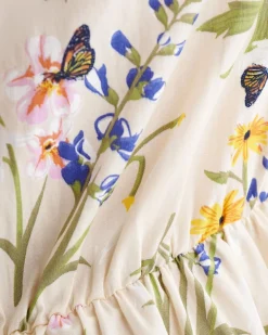 Floral Poplin Dress