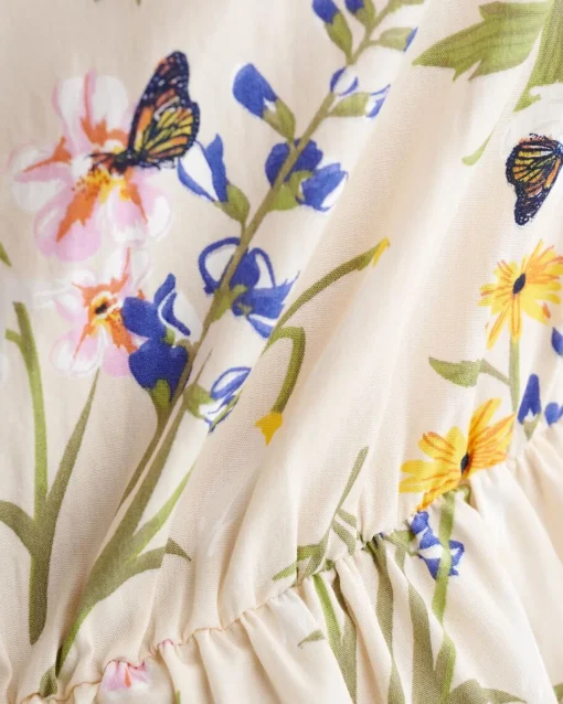 Floral Poplin Dress