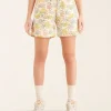 Floral Relaxed Sweatshort 6 Inch