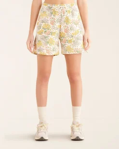 Floral Relaxed Sweatshort 6 Inch