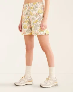 Floral Relaxed Sweatshort 6 Inch