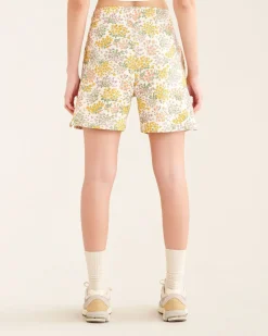 Floral Relaxed Sweatshort 6 Inch
