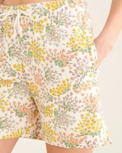 Floral Relaxed Sweatshort 6 Inch