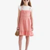Girls Crinkle Tiered Dress