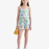 Girls Garden Print Romper