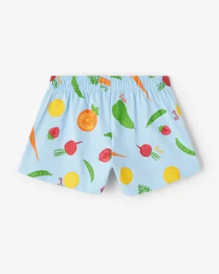 Girls Garden Print Short