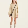 Girls Gold Sparkle Dress