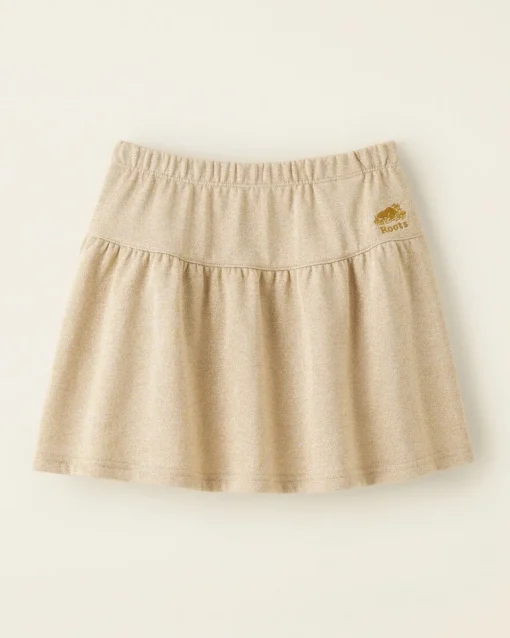 Girls Gold Sparkle Skirt