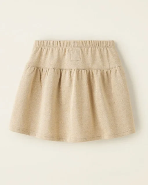Girls Gold Sparkle Skirt