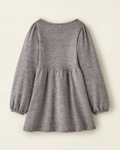 Girls Golden Pepper Puff Dress