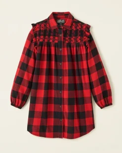 Girls Park Plaid Dress