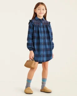 Girls Park Plaid Dress