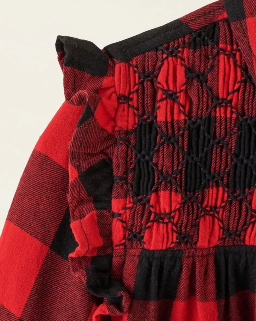 Girls Park Plaid Dress