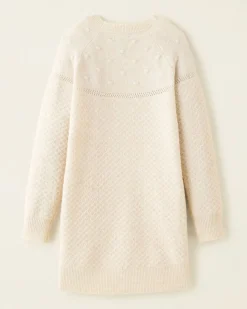 Girls Pom Pom Sweater Dress