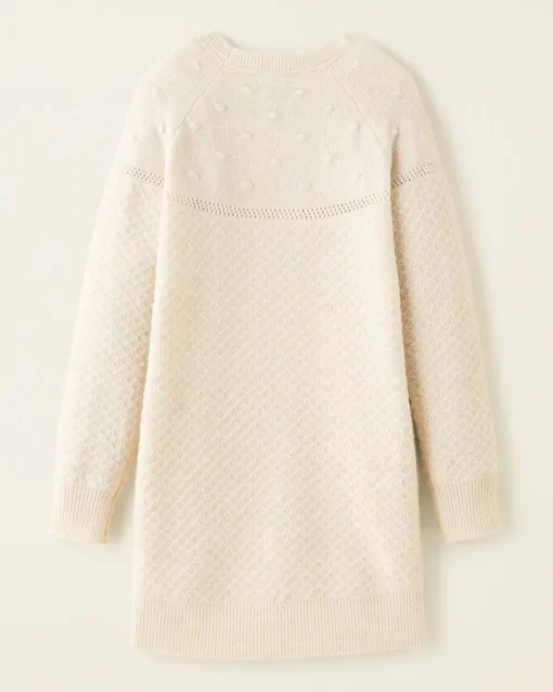 Girls Pom Pom Sweater Dress