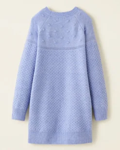 Girls Pom Pom Sweater Dress
