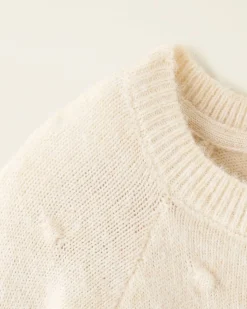 Girls Pom Pom Sweater Dress
