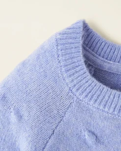 Girls Pom Pom Sweater Dress