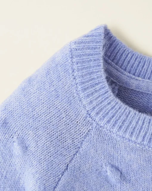 Girls Pom Pom Sweater Dress