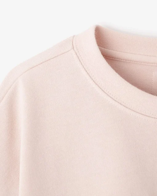 Girls Warm-Up Bubble Crew Sweatshirt