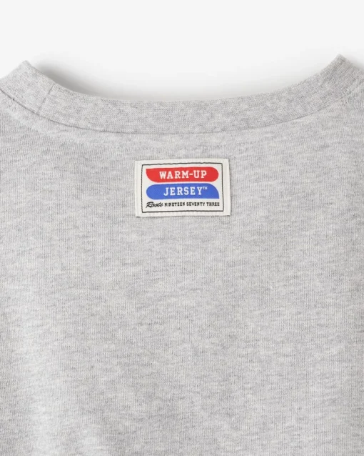 Girls Warm-Up Bubble Crew Sweatshirt