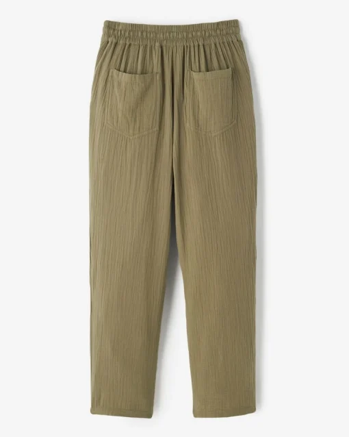 Isla Cotton Gauze Pull On Pant