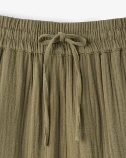 Isla Cotton Gauze Pull On Pant