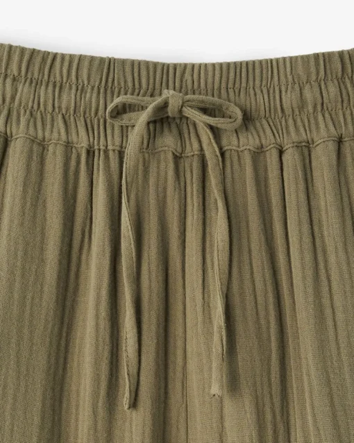 Isla Cotton Gauze Pull On Pant