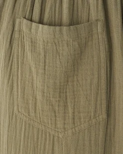 Isla Cotton Gauze Pull On Pant
