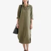 Isla Cotton Gauze Shirt Dress