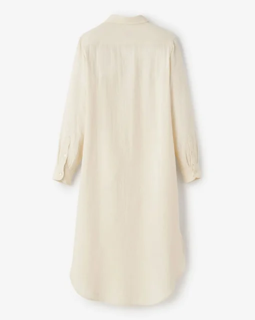 Isla Cotton Gauze Shirt Dress