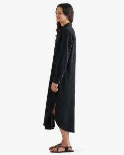 Isla Cotton Gauze Shirt Dress