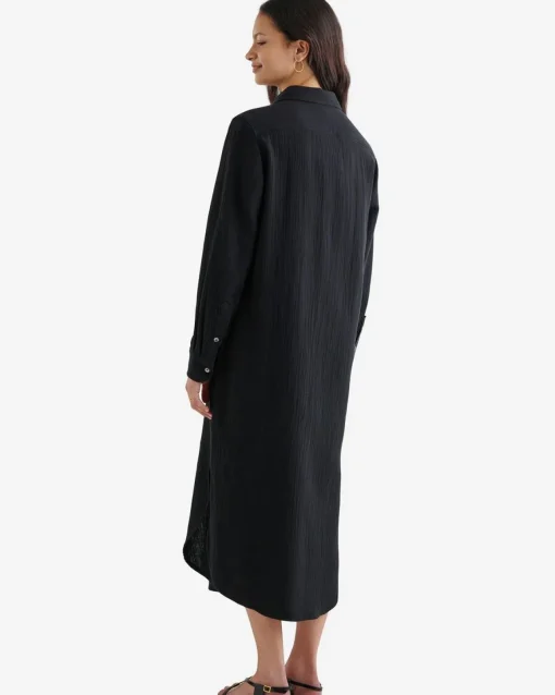 Isla Cotton Gauze Shirt Dress