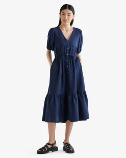 Isla Cotton Gauze Tier Dress