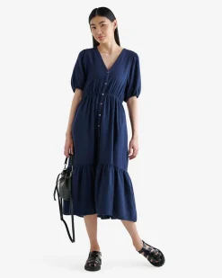 Isla Cotton Gauze Tier Dress