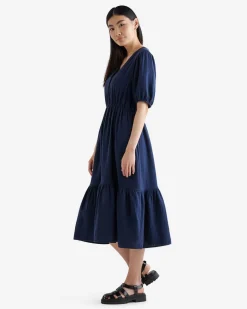 Isla Cotton Gauze Tier Dress