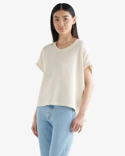 Isla Cotton Gauze Top