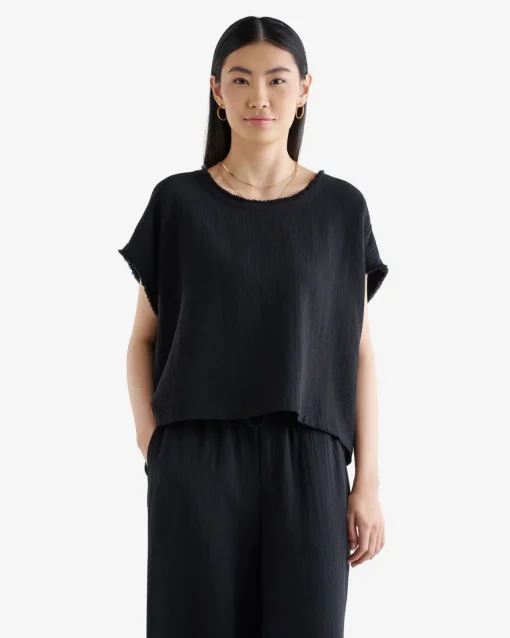 Isla Cotton Gauze Top