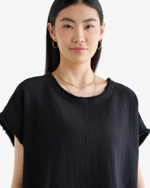 Isla Cotton Gauze Top