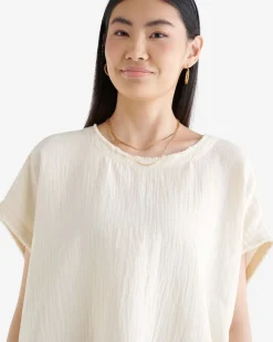 Isla Cotton Gauze Top