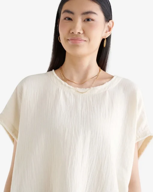 Isla Cotton Gauze Top