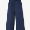 Isla Cotton Gauze Wide Leg Pant