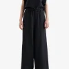 Isla Cotton Gauze Wide Leg Pant