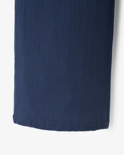 Isla Cotton Gauze Wide Leg Pant