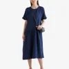 Isla Gauze Drop Waist Dress