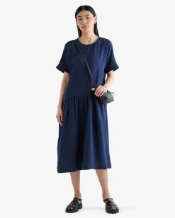 Isla Gauze Drop Waist Dress