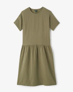 Isla Gauze Drop Waist Dress