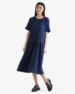 Isla Gauze Drop Waist Dress