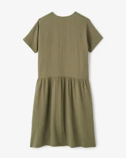Isla Gauze Drop Waist Dress