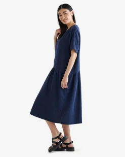 Isla Gauze Drop Waist Dress